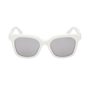 Moncler Audree 50mm Square Sunglasses White